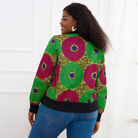 Bombers Femme Tissu Africain