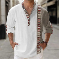 Chemise Homme Africaine Col Montant