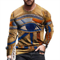 T Shirt Africain Tribal Manche Longue