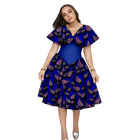 Robe Africaine Manches Évasées