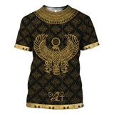 T Shirt Egyptien Motif Collier