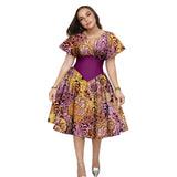 Robe Africaine Manches Évasées