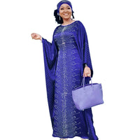 Robe Africaine Elegante À Perle