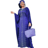 Robe Africaine Elegante À Perle