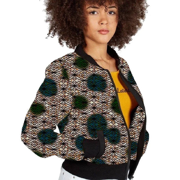 Bombers Femme Imprimé Africain