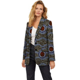 Veste Longue Motif Africain Femme