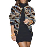 Bombers Femme Motif Africain