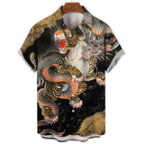 Chemise Africaine Homme Tigrée