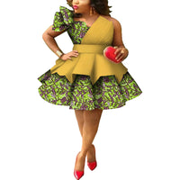Robe Africaine Wax Bretelles
