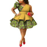 Robe Africaine Wax Bretelles