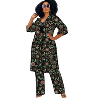 Ensemble Africain Femme Manteau