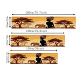 Chemin de Table Motif Savane Africaine