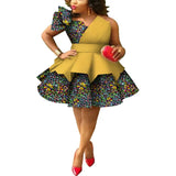 Robe Africaine Wax Bretelles
