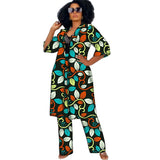 Ensemble Africain Femme Manteau