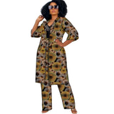 Ensemble Africain Femme Manteau