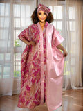 Robe Africaine Broderie Florale