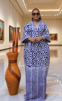 Robe Africaine Maxi Col V