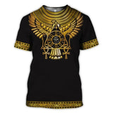 T Shirt Egyptien Motif Collier