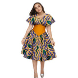 Robe Africaine Manches Évasées