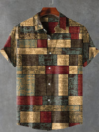Chemise Homme Africain Vintage