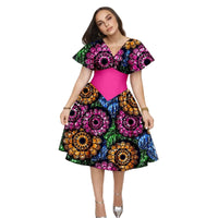 Robe Africaine Manches Évasées