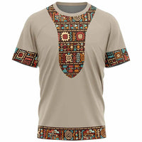 T-Shirt Africain Homme Vintage