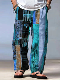 Pantalon Africain Homme Motif Géométrique