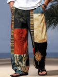 Pantalon Africain Homme Motif Géométrique