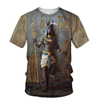 T Shirt Egyptien Motif Dieu