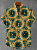 Chemise Homme Africain Décontracté Manche Courte
