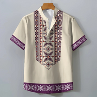 Chemise Africaine Homme Imprimée 3d