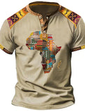 T Shirt Tissu Africain Homme