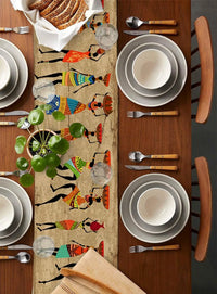 Chemin de Table Tissu Africain