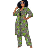 Ensemble Africain Femme Manteau