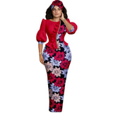 Ensemble Africain Manches Lanternes