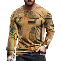 T Shirt Africain Tribal Manche Longue