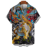 Chemise Africaine Homme Tigrée
