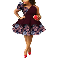 Robe Africaine Wax Bretelles