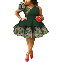 Robe Africaine Wax Bretelles