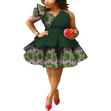 Robe Africaine Wax Bretelles