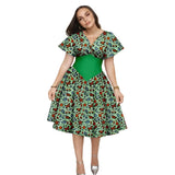 Robe Africaine Manches Évasées