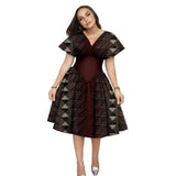 Robe Africaine Manches Évasées
