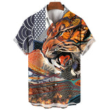 Chemise Africaine Homme Tigrée