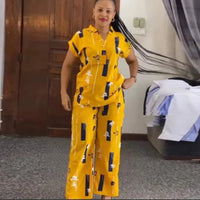 Ensemble Chemisier Africain Femme