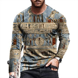 T Shirt Africain Tribal Manche Longue