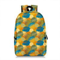 Sac a Dos Africain Jaune et Bleu