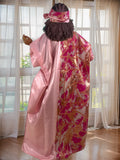 Robe Africaine Broderie Florale