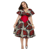 Robe Africaine Manches Évasées