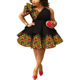 Robe Africaine Wax Bretelles