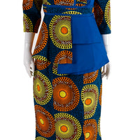 Ensemble 2 Pièces Imprimé Africain